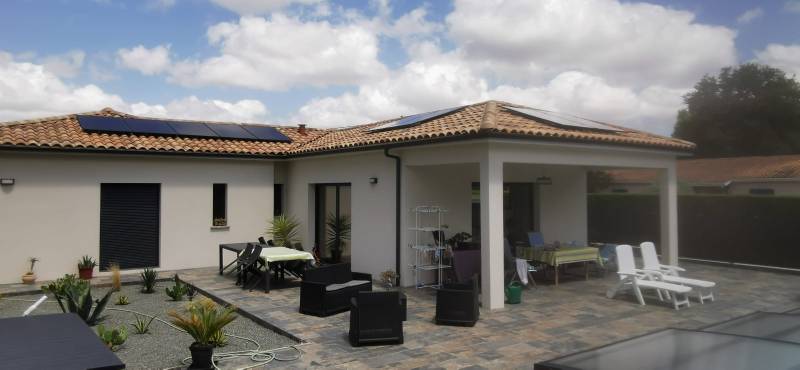 Installation photovoltaïque 9 panneaux photovoltaïques - Provins (Seine-et-Marne - 77)