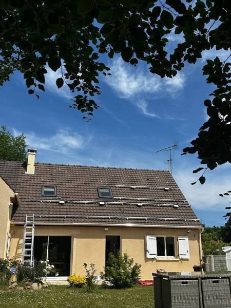 installation solaire sur une toiture particulier ile de france 