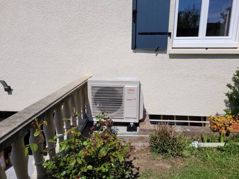 installation de pompe à chaleur duo atlantic à Caen