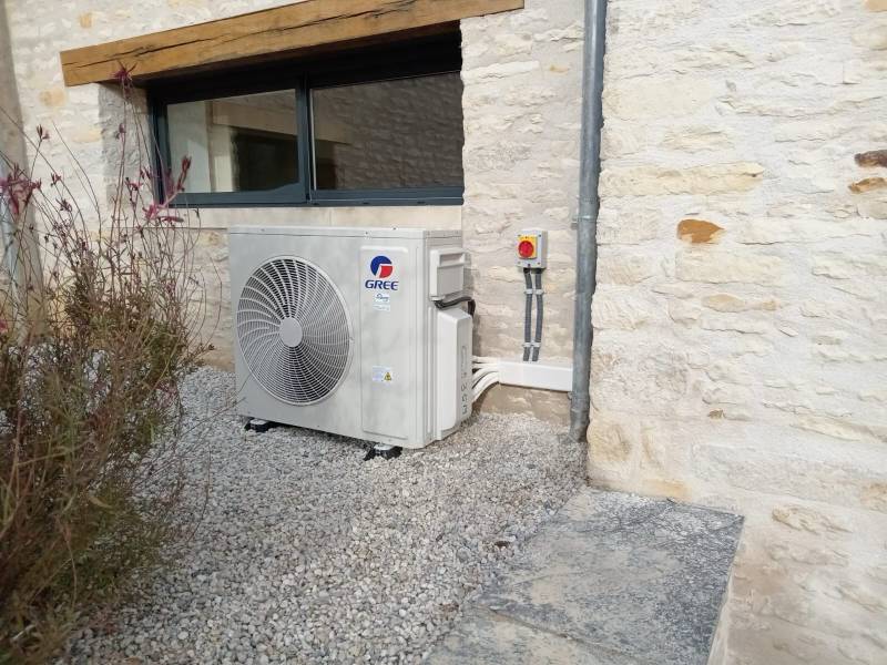 Nouvelle installation de pompe a chaleur air- air à Maisonneuve dans le 86170