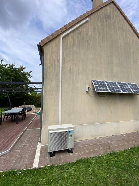 Installation d'une Pompe à Chaleur Air-Air Gainable à Cergy dans le Val d’oise