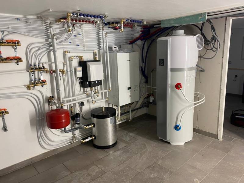 installation complète pac air eau à cergy-pontoise 