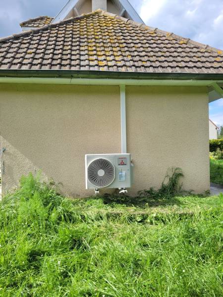 Pose de climatiseur Mitsubishi série smart à Tergnier