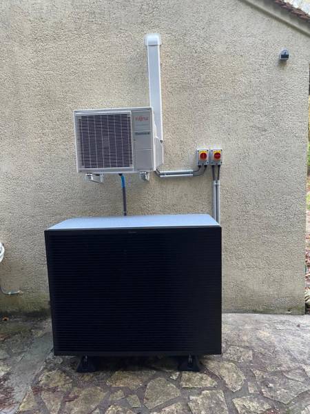 Installaton PAC AIR EAU Daikin - 72 – Sarthe (Sablé-sur-Sarthe)