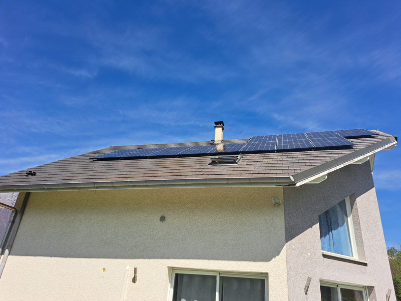 Centrale photovoltaïque avec modules Cellcraft à Chambéry